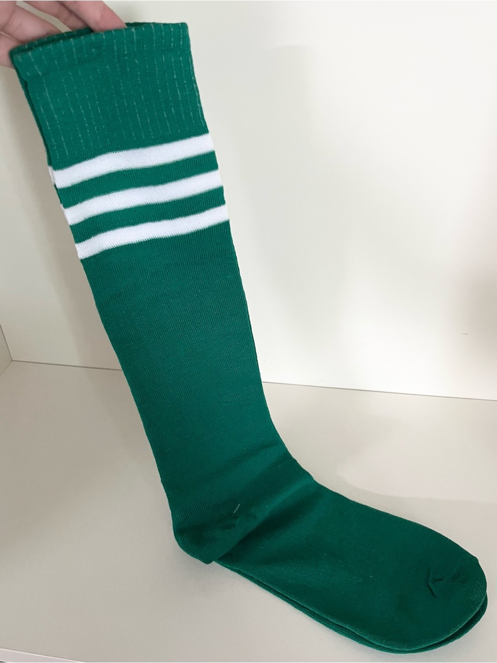 Green knee high socks